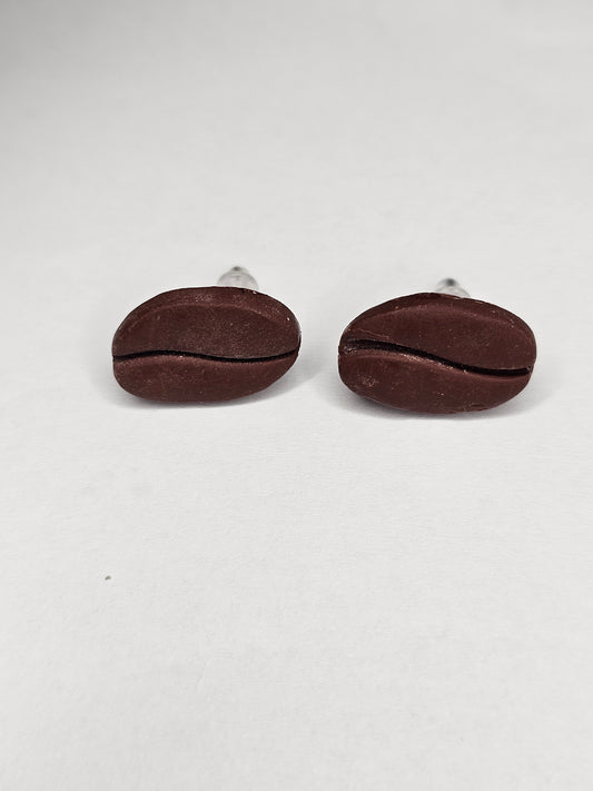 Coffee Bean Earring (Brown)