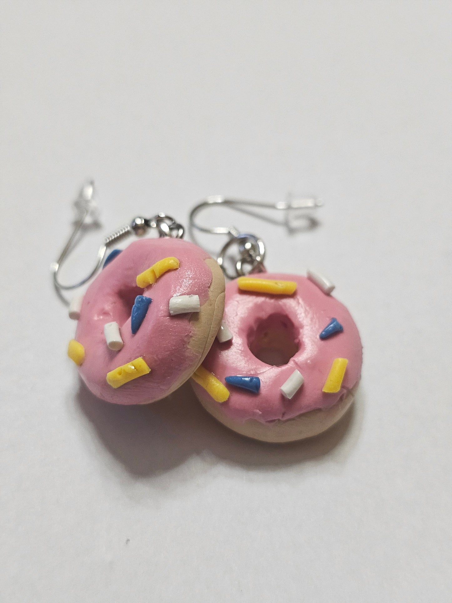 Frosty, Sprinkle Donut Earrings