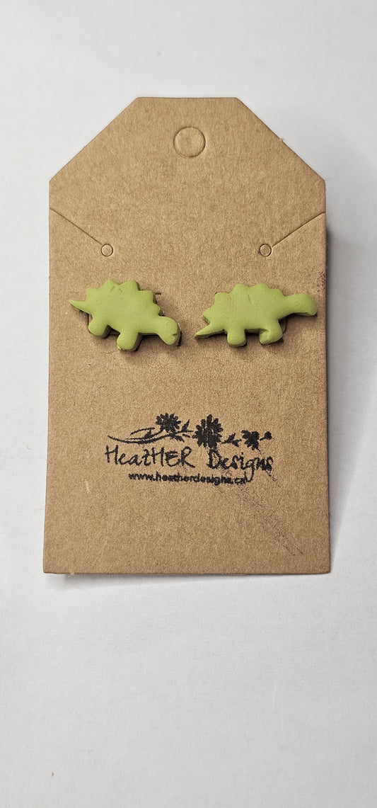 Mini Dinosaur Earring - Stegosaurus