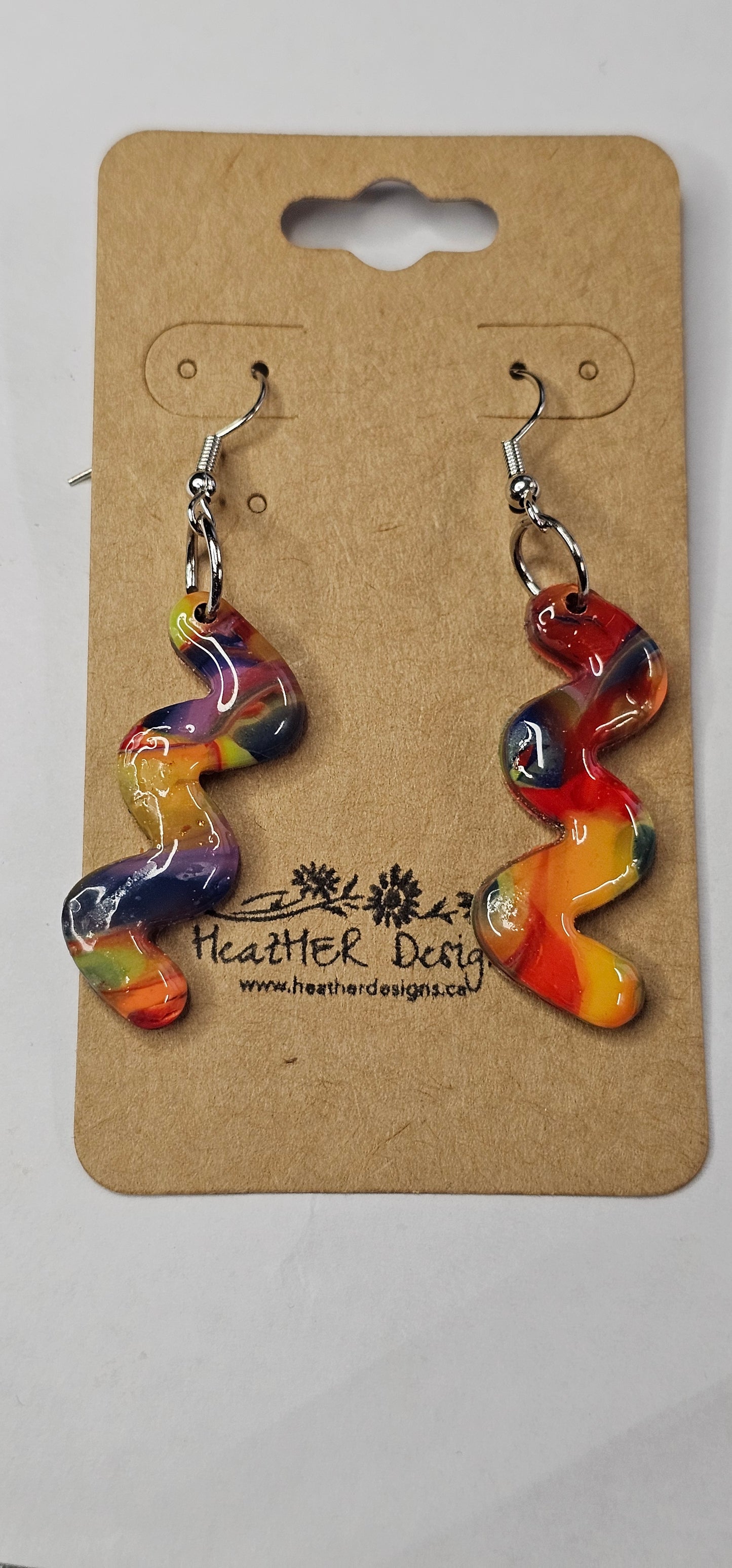 Abstract Swirl Earrings (Various Syles)