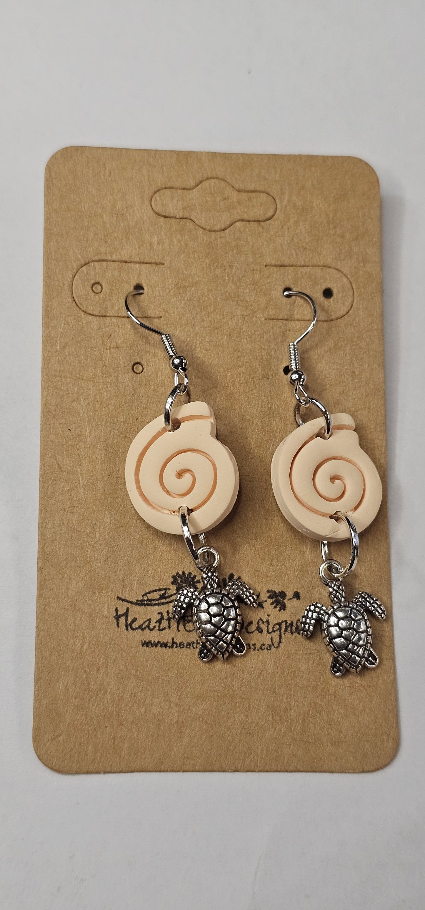 Nautilus Earing with Cute Bauble (Various Colours and Styles)