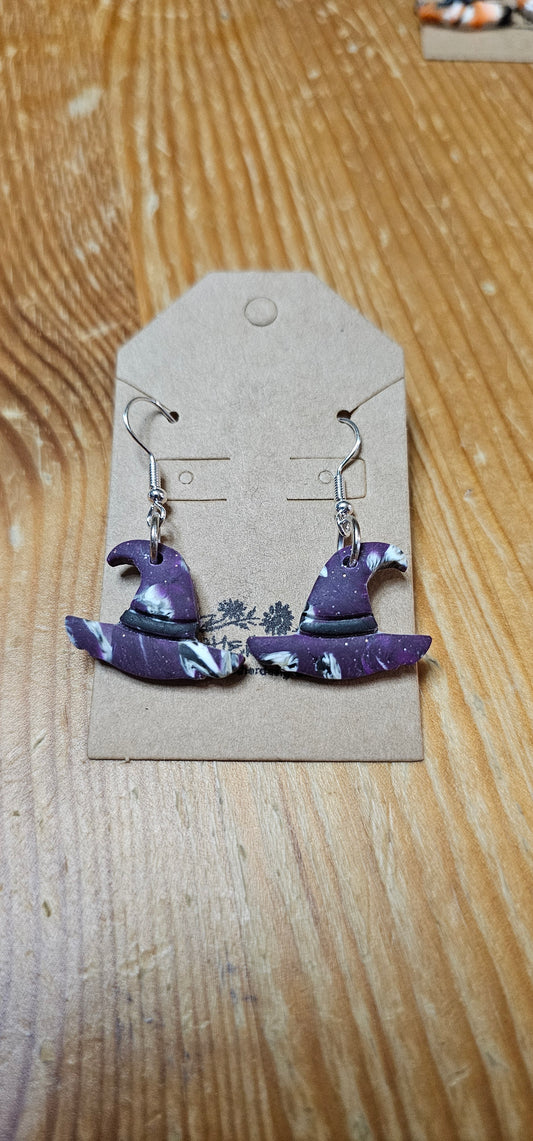 Halloween Witches Hat Earrings